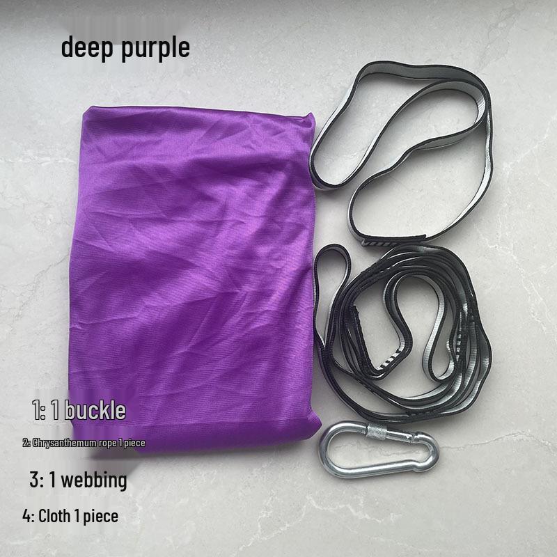 Hamac Yoga Aerian Culoare Solidă - Micro-Elastic, Țesătură Elastică Dintr-o Singură Bucată