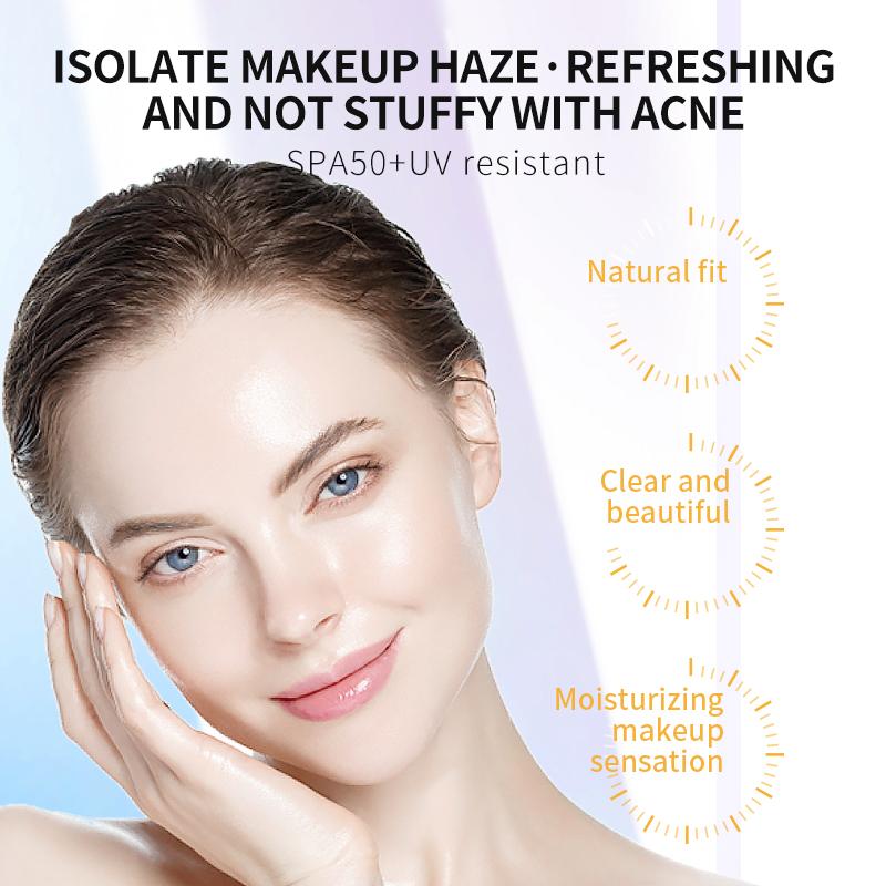 MERCILEN 2 IN 1 Rainbow Isolated + Sunscreen SPF 50+ Concealer Moisturizing Primer Brightening and Contouring