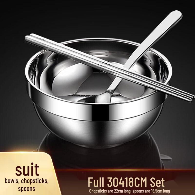 

304 Stainless Steel Single-Serve Dining Set