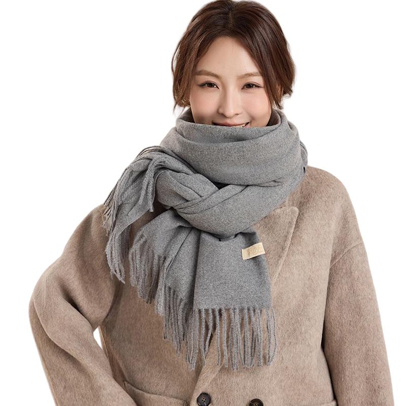 

Yuxiaoduo Faux Cashmere Oversized Scarf Shawl 70cm x 200cm