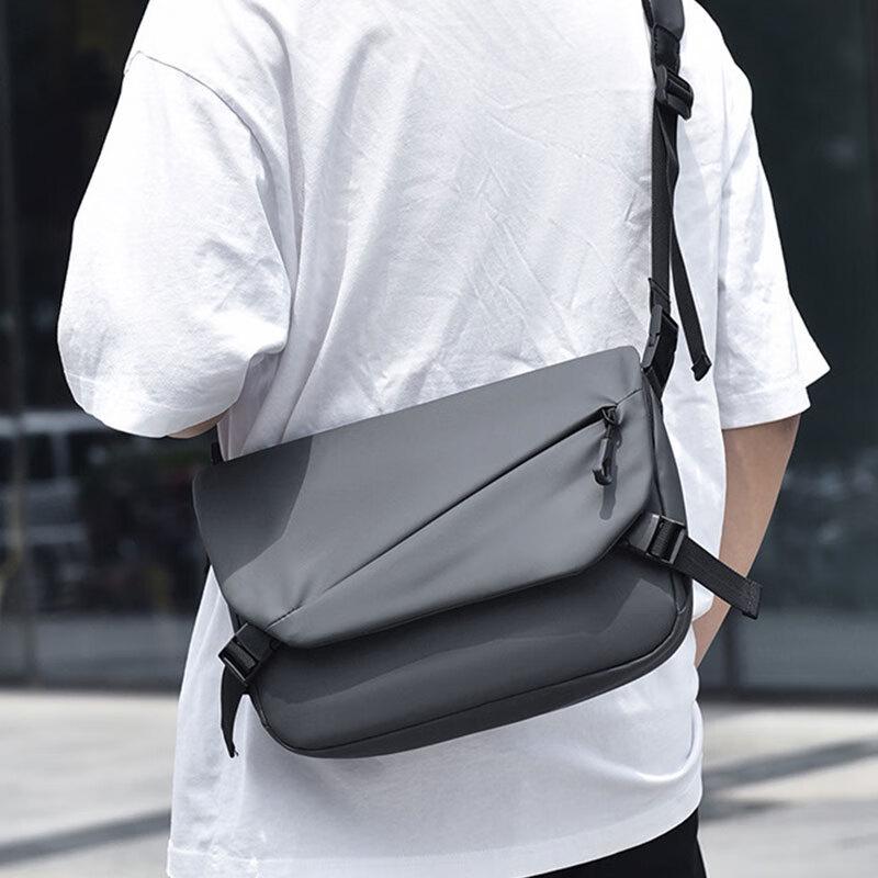 Мужская водонепроницаемая маленькая сумка через плечо из синтетической кожи