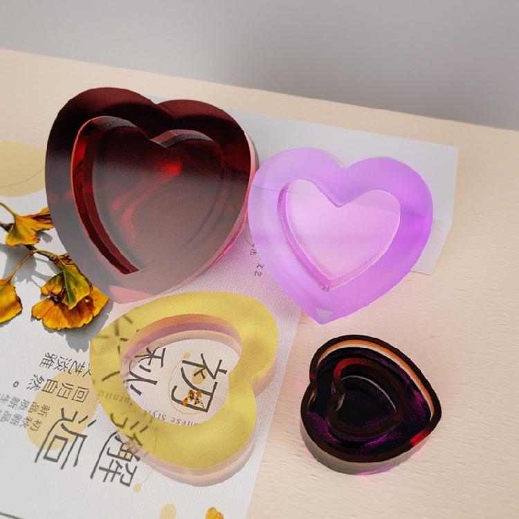 Resin Shaker Mold,Reusable Cute Silicone Quicksand Mould for DIY Crafts Making
