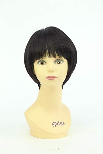 All Noble Short Bob Heat-Resistant Dark Brown