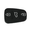 Replacement rubber key pad for For HYUNDAI i20 For i30 ix35 ix20 For Rio For Venga plastic key cover with 3 buttons for car keys