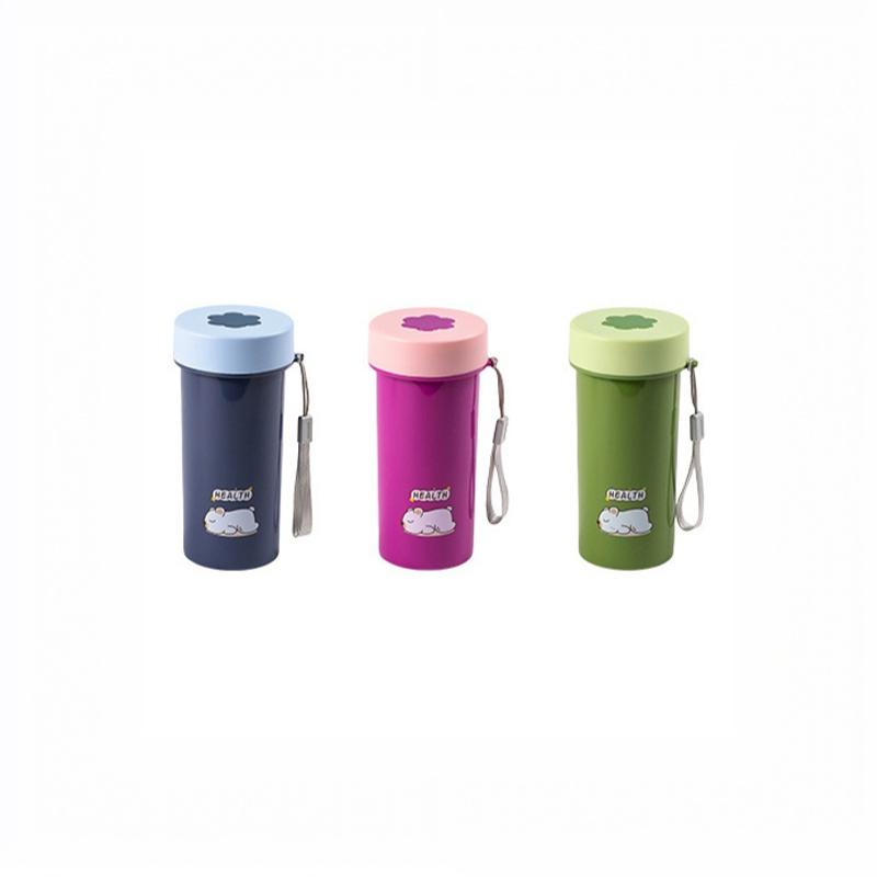 Cartoon Lunch Box Mug Set Portable Plastic Bento Box With Fork Kids Lunch Box Food Storage Container Food Holder