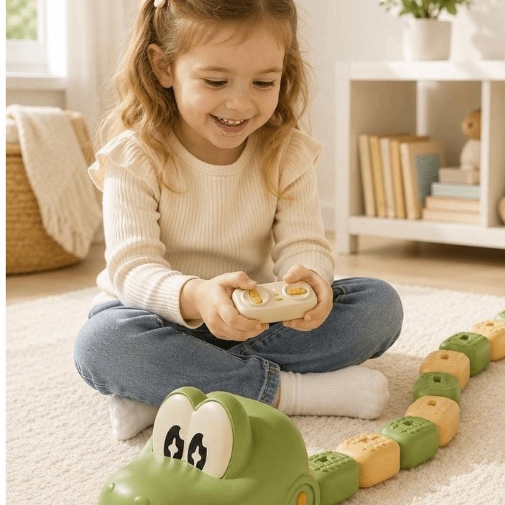 Magnetic Remote Control Car Interactive Magnetic RC Car Fun Game Greedy Snake Car Indoor Play
