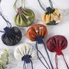 Sachet Lotus avec sachet cadeau à main, pendentif de voiture, sachet à franges