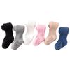 Leggings a doppio ago per bambini: Collant monocolore per primavera e autunno - Versatili collant per bambina/studentessa