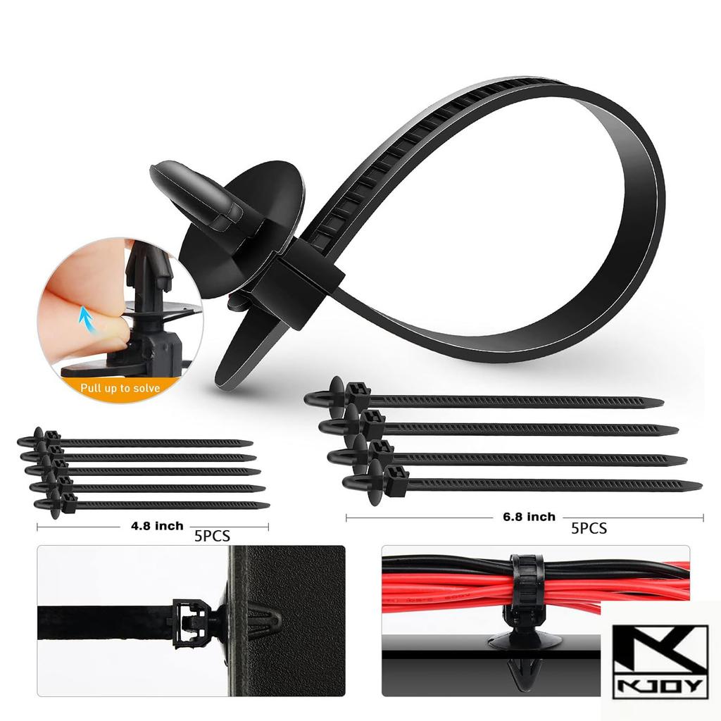 kkjoy 620Pcs Auto Rivet Clips Bumper Door Fender Fasteners suit for most vehicles