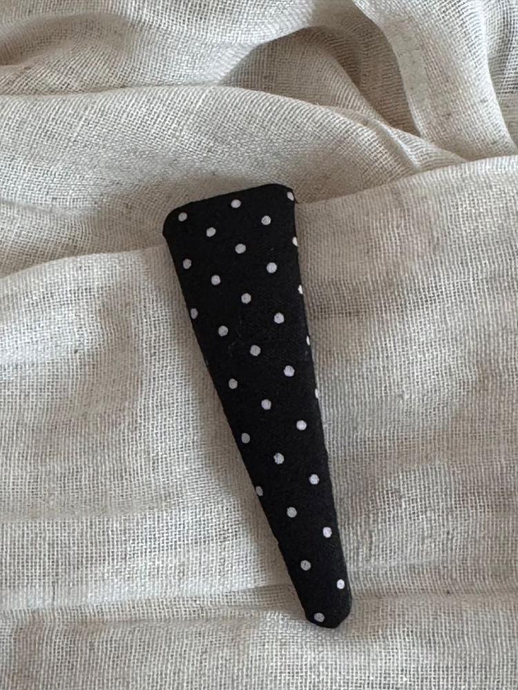 1Pcs South Korean Polka Dot Triangle Hair Clip Exquisite Bangs Clip Side Hair Clip Hairpin Headband Women Fashion Hairpin