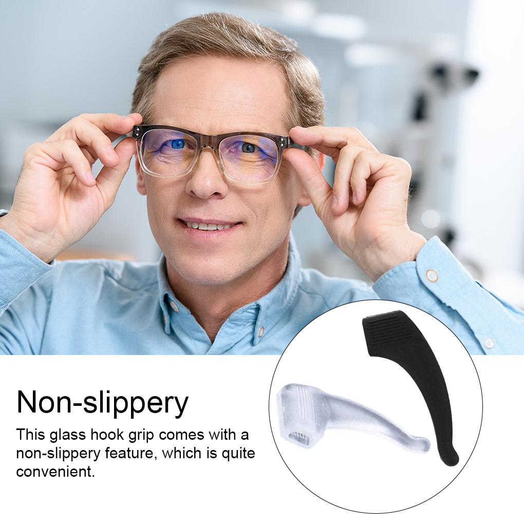 6X Grip Cover Eyeglass Supplies Craftsmanship Upgraded Fittings Accessories Black White Non-slippery Cap
