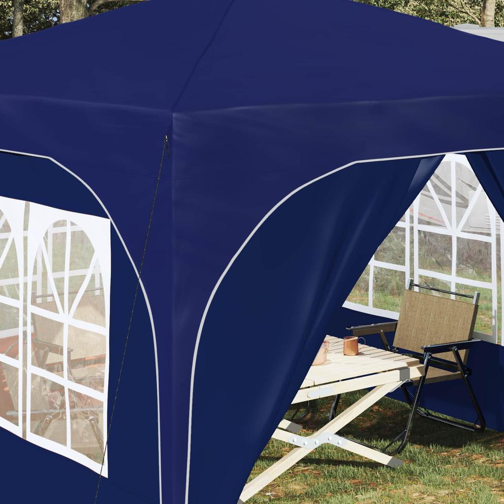 Pop Up Party Tent 290 X 290 X 245 Cm Blue