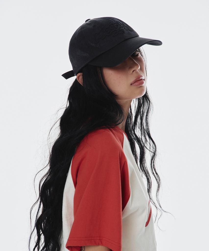 AMES-WORLDWIDE Message Glossy Ball Cap Black