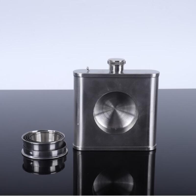 Stainless Steel Hip Flask with Folding Cup