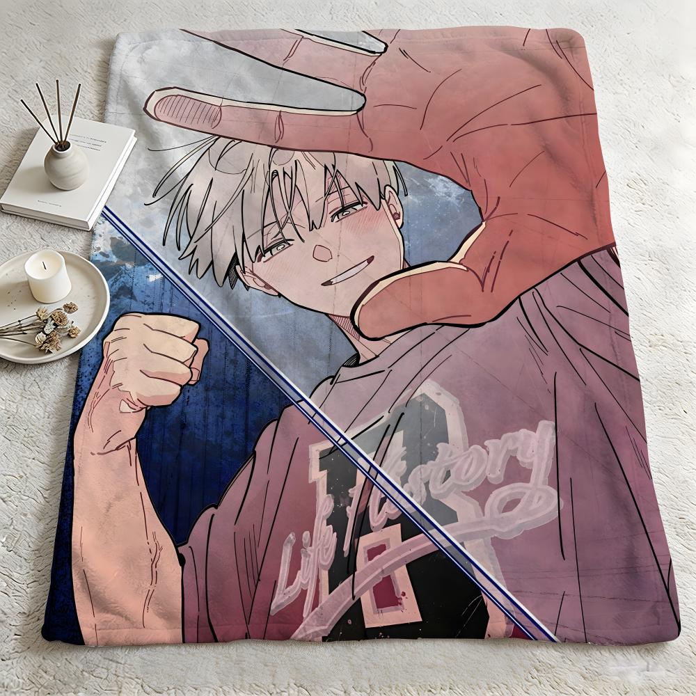 anime O-One Room TA-A Throw Warm Soft Flannel Blanket, Multi-use for Sofa Bed Camping Travel Nap