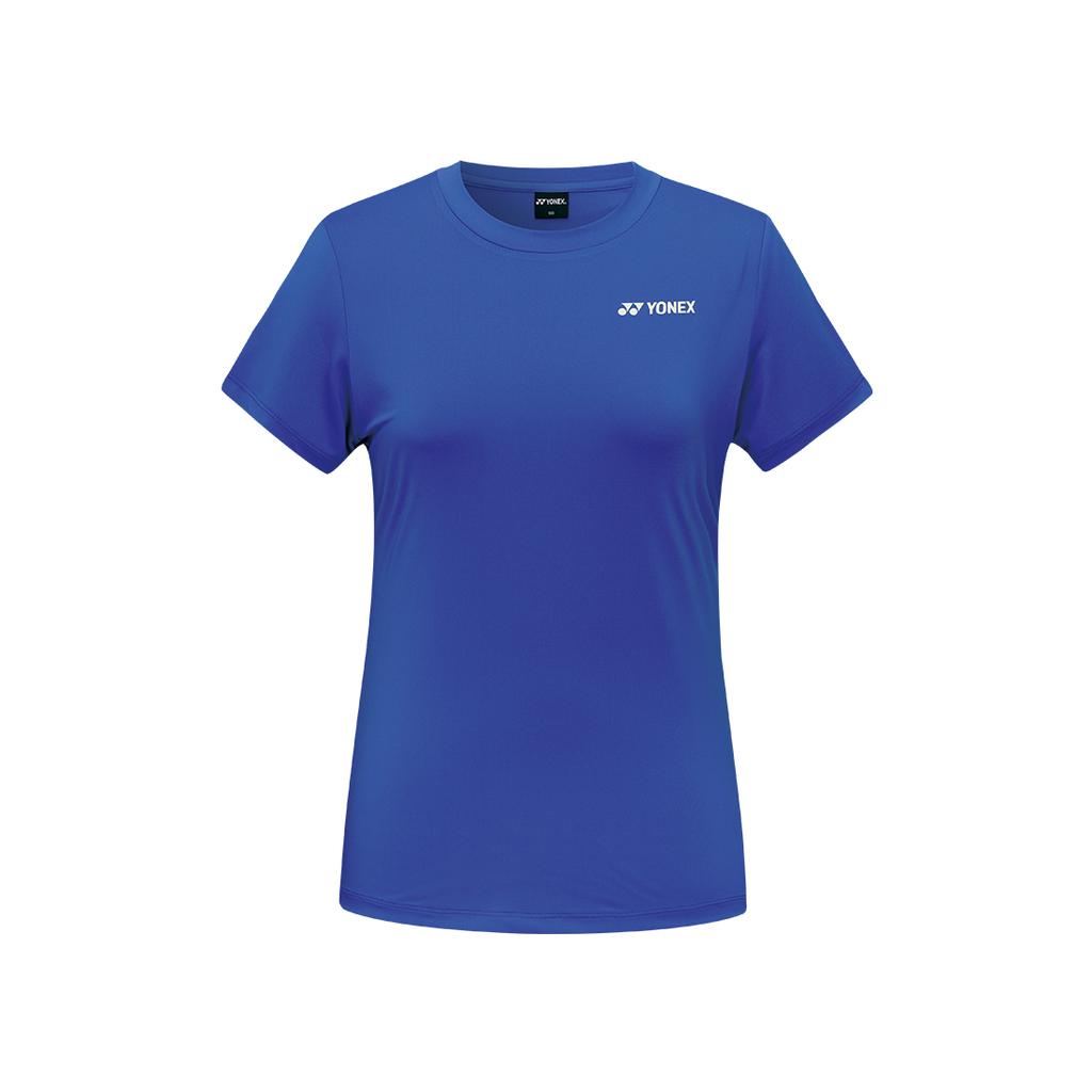 YONEX 259Tr008F Blue/Teal Blue Women'S Basic Logo Design Short Sleeve T-Shirt