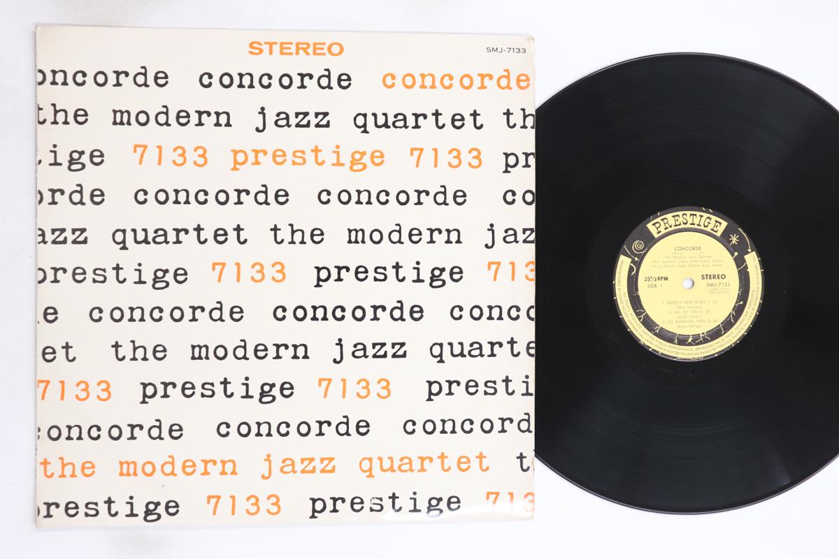 

LP Record MODERN JAZZ QUARTET - Concorde SMJ7133 PRESTIGE 1963 Japan Jazz Used