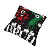 Decorative Pillowcase 67 Six Seven Christmas Bruh Funny Italian Brainrot Meme Product Pillow Case Cover Zippered Multi-Size