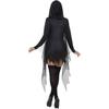 Fever Womens/Ladies Grim Reaper Halloween Hooded Costume Dress