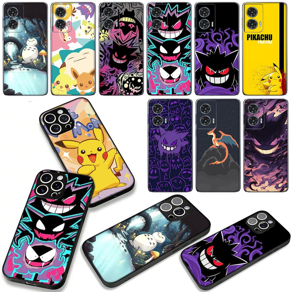P-Pokemons GO Gengar P-Pikachus Case for Samsung Galaxy A07 A13 A12 A14 A23 A42 A50 A51 A52 A53 A70 A71 A72 A04 Note 20 9 8 10