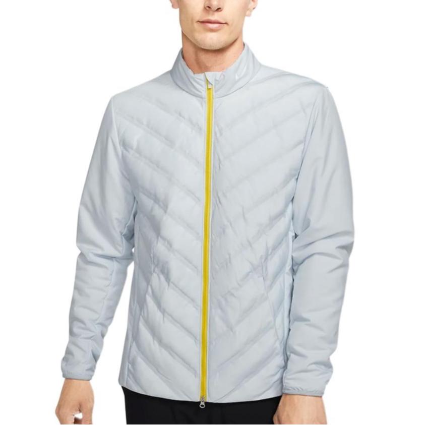 Nike Puffer Jackets Men's Gray Stand Collar Moderate Other CD8954-043