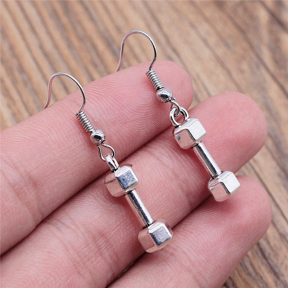 Drop & Dangle Earring Study Sports Minimalist Jewelry ComponentsEarring Size 18x19mm QE029