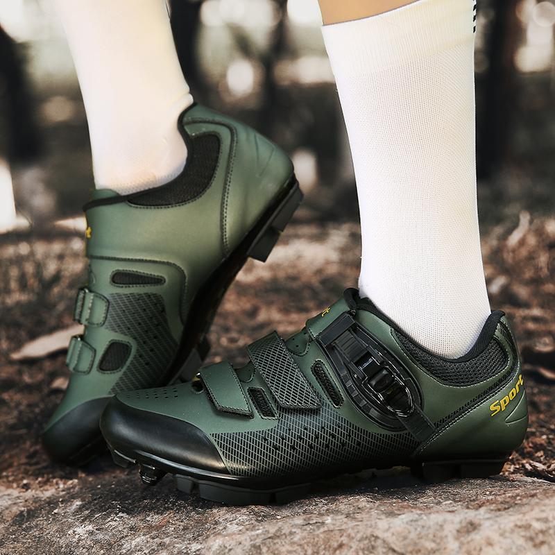 Fashion Cycling Sneaker Mtb with Cleats Men Carbon Sports Speed Bike Shoes Women Mountain Racing Flat SPD Road Cycling Footwear