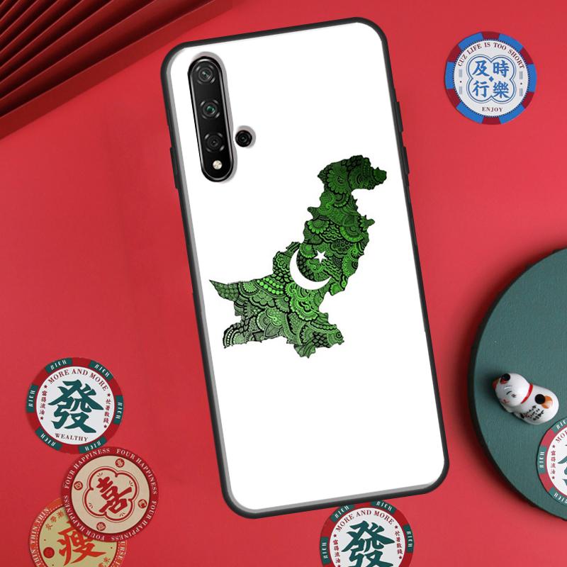 Pakistan Flag For Huawei P30 P20 P40 Lite P60 Pro Nova 5T 12s 12i 11i Y90 Y70 Y60 Y61 Y91 Y72 9 10 SE Case