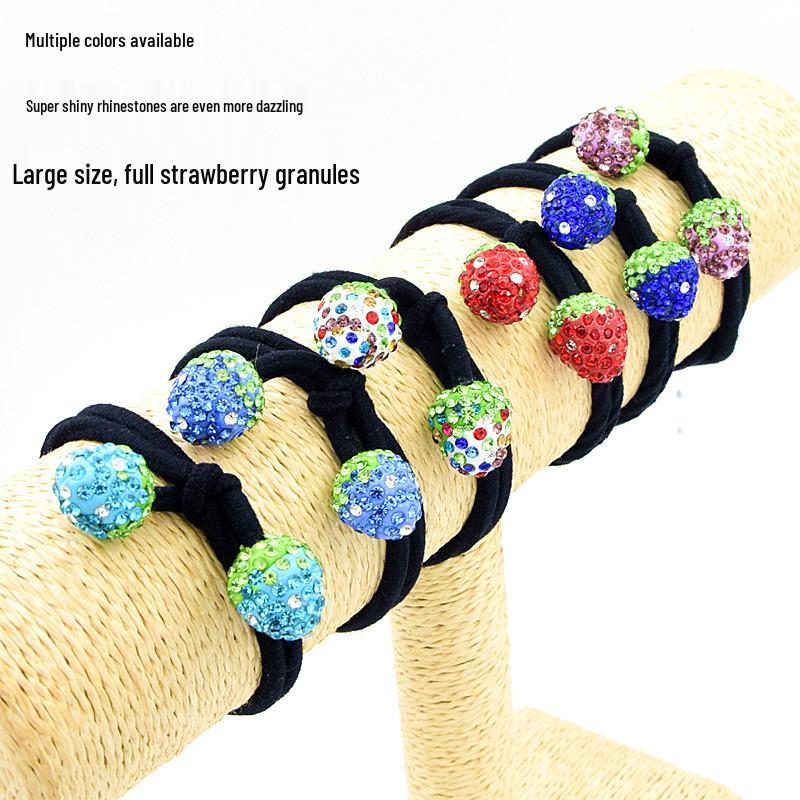 Strawberry Hair Ties: Cute, Fashionable Hair Rings and Head Ropes
