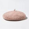 Women's Cross-Border Wool Beret: Autumn/Winter Korean-Style, British Retro Octagonal Painter Hat for Large Head Circumference
