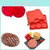 Premium Silikon Hamburger Patty Maker mit Acht-Mulden-Design für Perfekte Patties