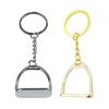 Equestrian Style Key Rings Stirrup Key Ornament Horse Bit Key Chain Alloy Texture Key Pendant Suitable for Any Occasion