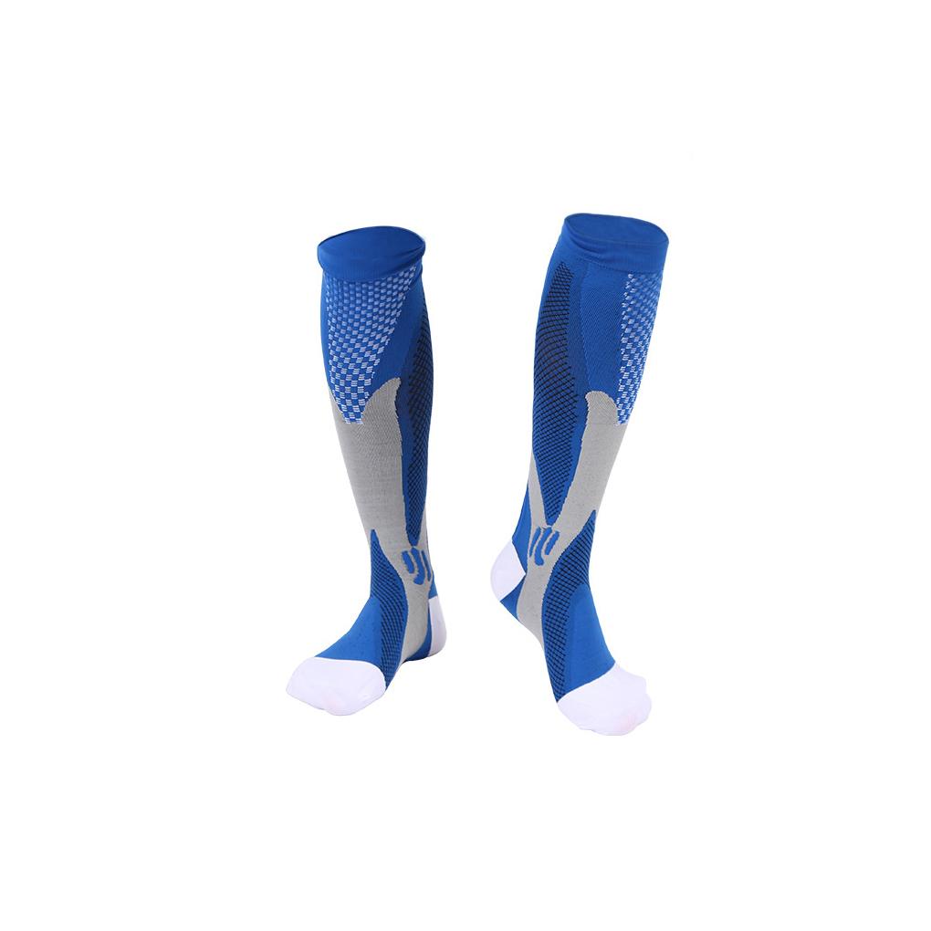 1 Pair Nylon Wire Compression Sock Portable Reusable Washable Men Women Nonslip Riding Football Fitness Sport Stocking