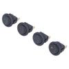 4PCS 12V Round Power Switches 3 Pin 2 Position LED Switch Boat Toggle Rocker Switch 20mm