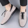 Fashion New Male Comfortable Walking Shoe Men Genuine Leather Casual Shoes 2024 All-match Mens Sneakers Handmade Outdoor for Men Flats