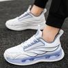 Men's Shoes Breathable 2025 Mesh Height Increasing Popcorn Dad Teenagers Running Casual Sports