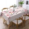 Tovaglia Fiori di Ciliegio, Ramo Floreale Rosa Albero Stile Giapponese Primavera Fiore di Sakura Fioritura Copertura Lavabile per Cucina