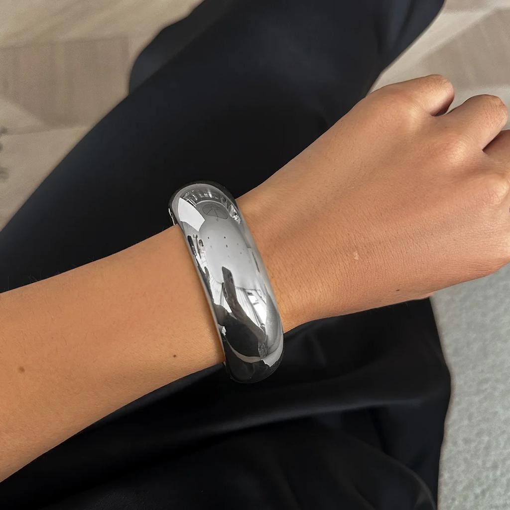 Niche Stainless Steel Bracelet Women Fashion Jewelry Ins Women's Hand Bracelets Accessories Section Woman Set Spring Buckle Sets