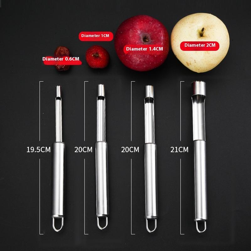4/6 Pcs Fruit Core Remover Cutter Kitchen Gadgets Stainles Steel Home Vegetable Tool Red Dates Corers Fruit Core Remove Tool