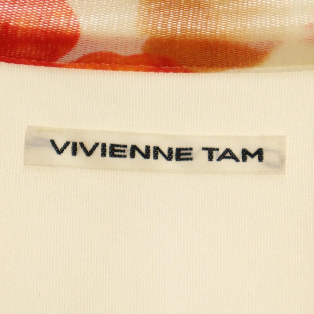 VIVIENNE TAM made in Japan Overall handle Short sleeve Chiffon Flare one piece Women Used