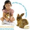 [VIAHART] Brown Rabbit Brigid Plush Toy Brown Medium Size (Approx. 25cm) Fluffy and Soothing Rabbit Toy Washable Plush Toy [Used]