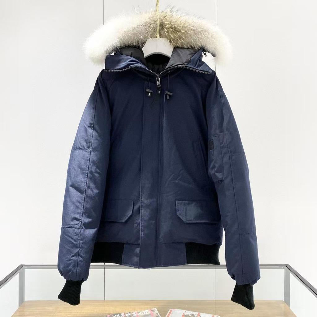 Unisex Canada Goose Down Bomber Jacket 01 - Couple's Parka Coat