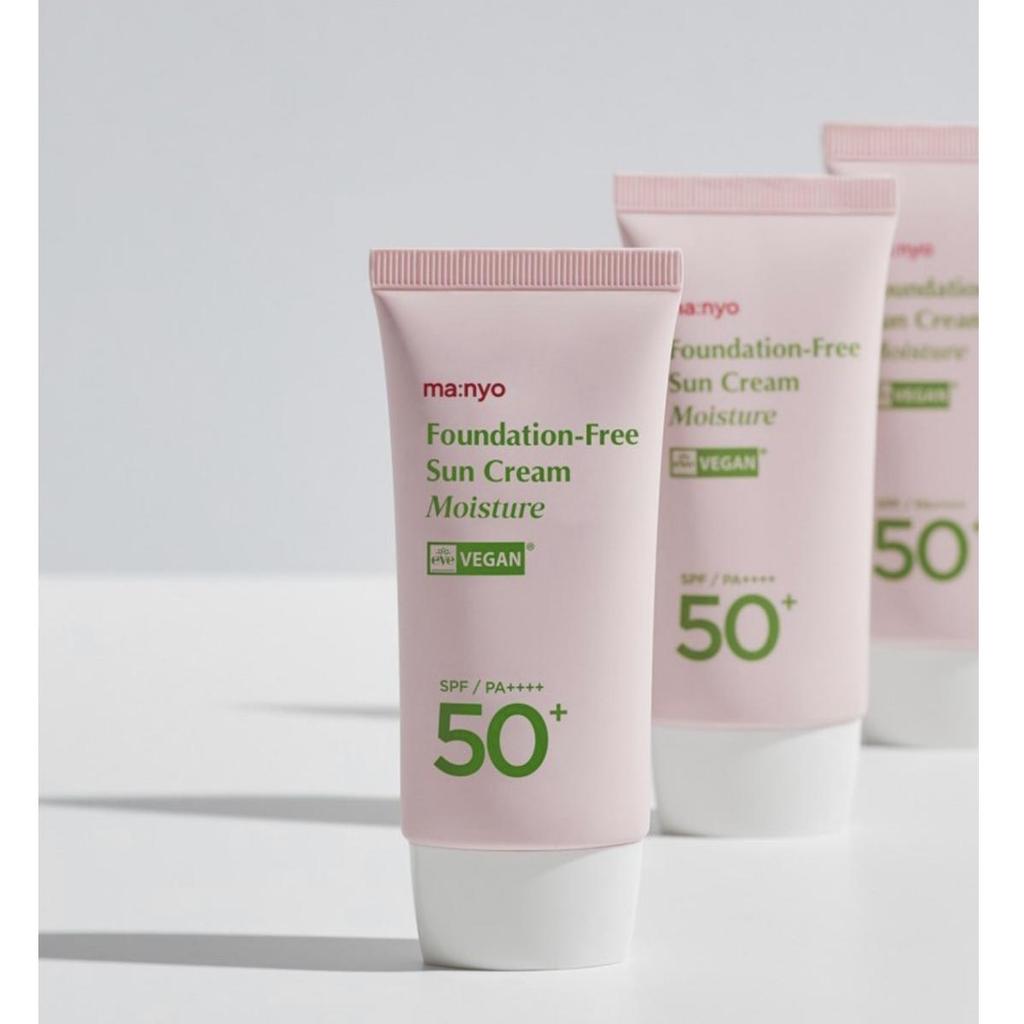 MANYO FACTORY Foundation-Free Sun Cream Moisture SPF50+ 50ml