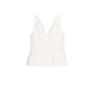 Summer New Women clothes Linen Blend Single Row Multi-Buckle Minimalist All-Match V-neck Sleeveless Vest 3503586