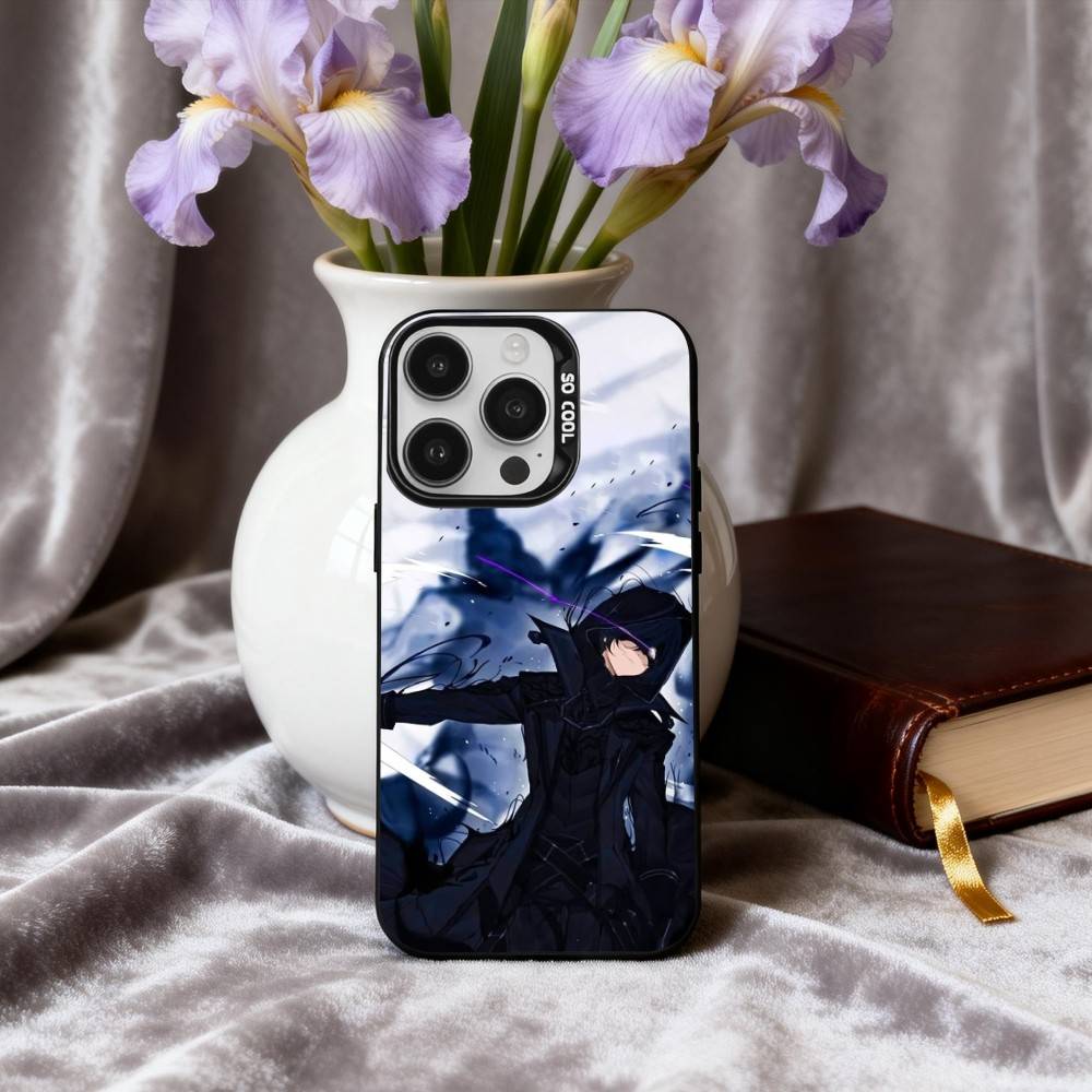 Manga The E-Eminence in S-Shadow Phone Case For iPhone17,16,15,14,13,12,11 Plus,Pro Max Candy Silver Plated Inside Cover