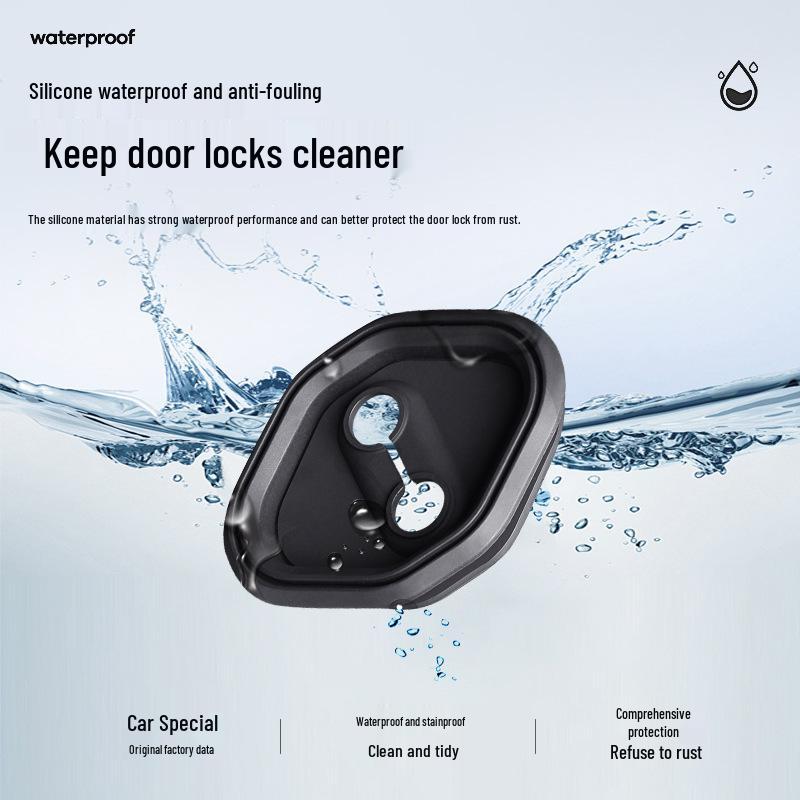 Silicone Door Lock Cover for Toyota Frontlander - Waterproof, Anti-fouling, Noise-Reducing, Shock-Absorbing Protective Cover