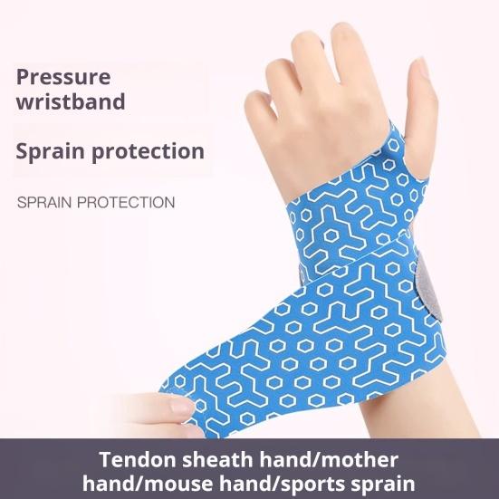 Fascia da polso sportiva ultra sottile Supporto per tunnel carpale Sollievo dal dolore Artrite Tendinite Tutore per polso Mano destra e sinistra Compressione Fasce elastiche per polso