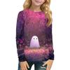 Children's Long-sleeved O-neck Top Printed Daily Casual