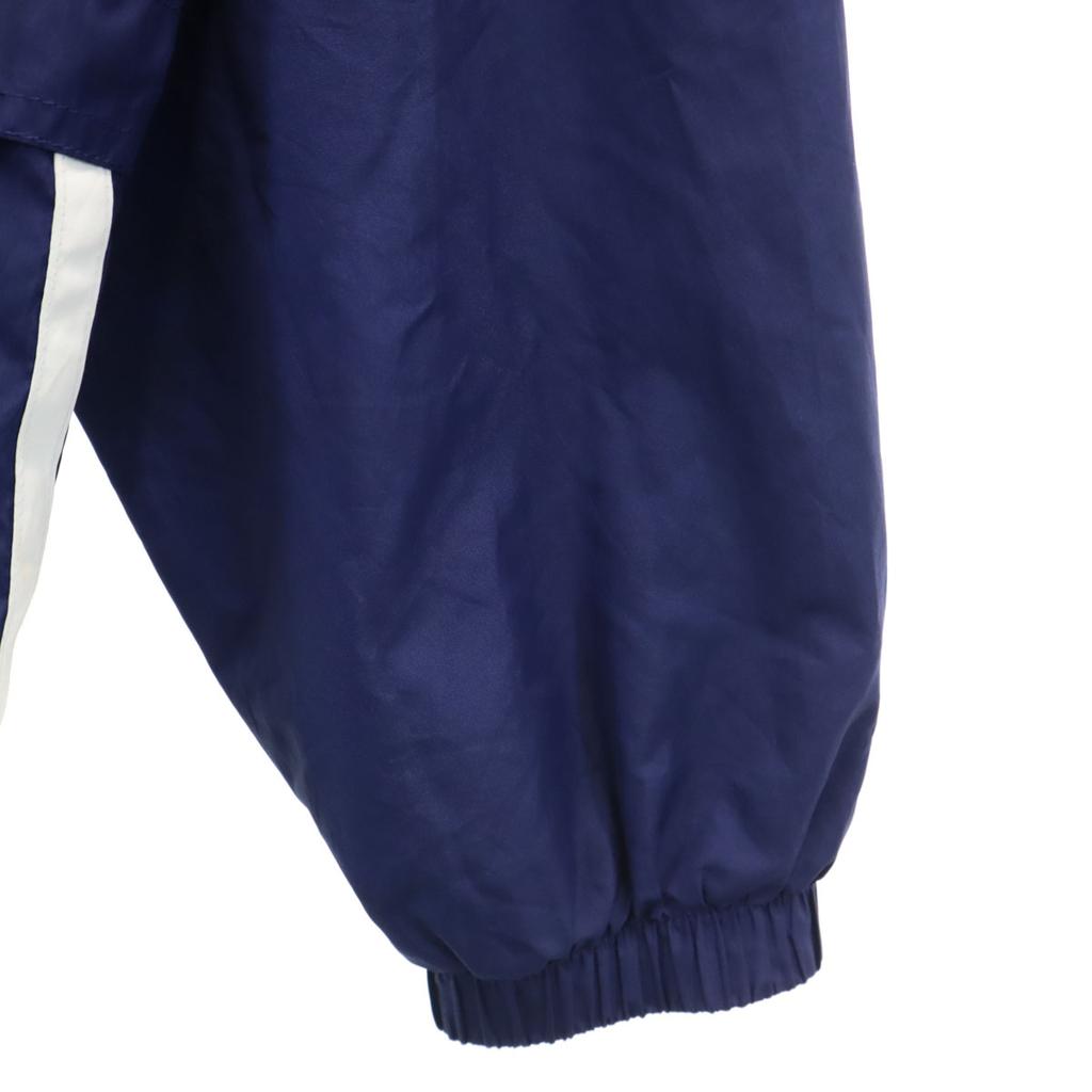 Adidas 90s Old Anorak Parker M Navy Pullover with Mesh Lining Men's Used