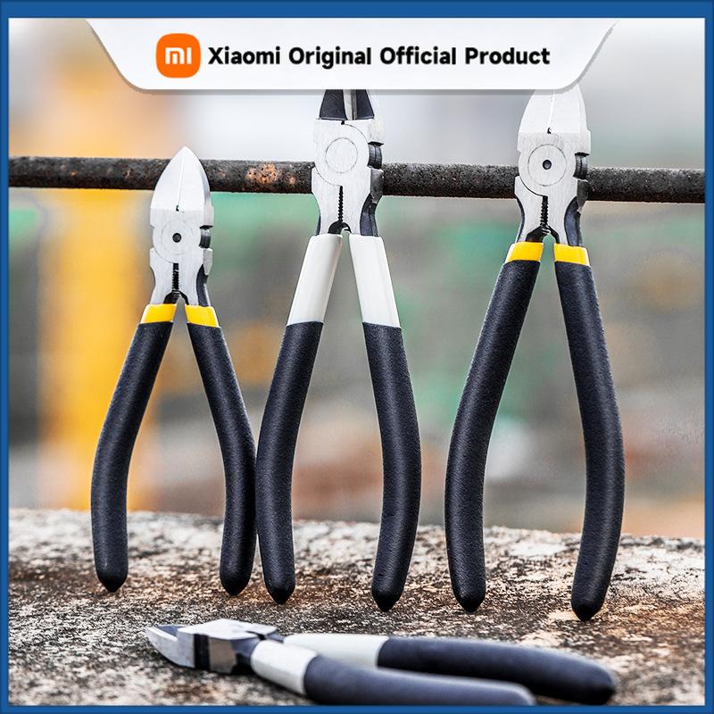 Xiaomi 8 Inch Multifunctional Diagonal Pliers Needle Nose Pliers Universal Wire Cutters Electrician Hardware Hand Tools